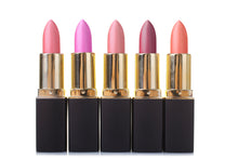Load image into Gallery viewer, Black Gold Square Tube-Lipstick Package 330 psc w/5 Colors
